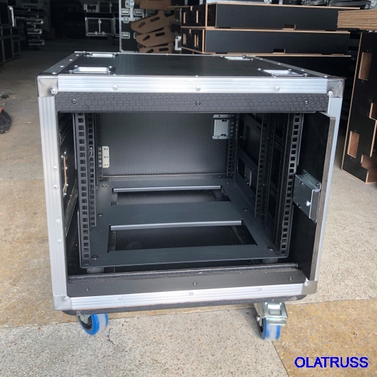 Shockproof sliding side door rack case