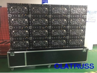 Lifting led screen case 4x4