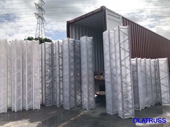 Truss and stage are delivery in OLA factory