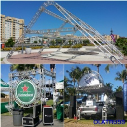 Different shape truss