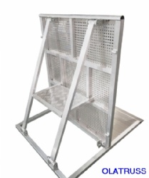 aluminum crowd barrier