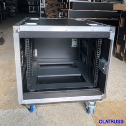 Shockproof sliding side door rack case